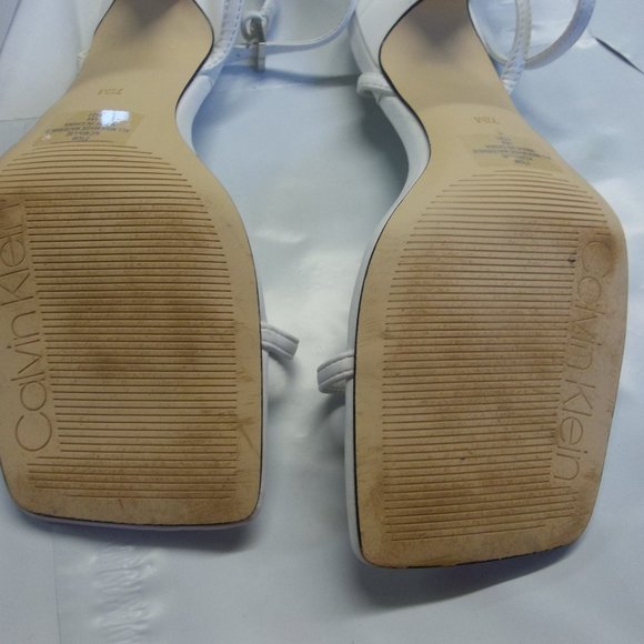 Calvin Klein dress shoes white Millie 7.5 - Picture 5 of 7